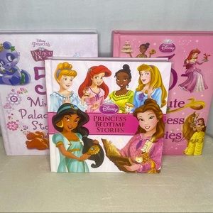 Set of 3 Disney Princess & Palace Children’s Bedtime Story Books